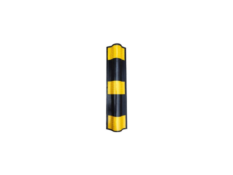60cm黑色和黄色橡胶护角
