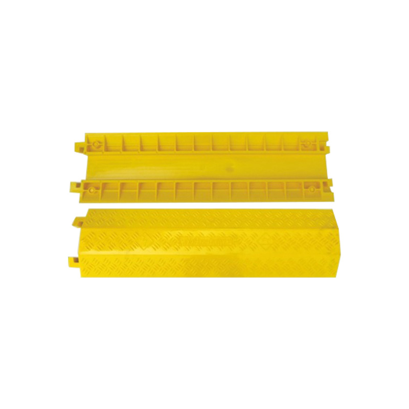 Traffic Safety PVC Cable Protection Cover Yellow