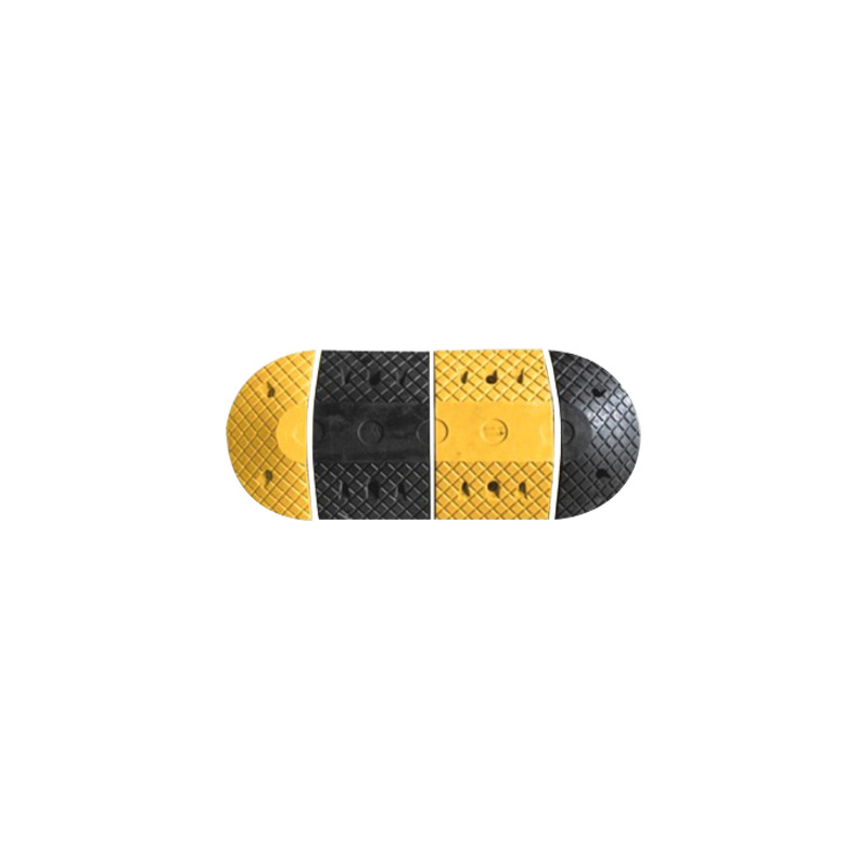 Saudi Arabia Standard Road Safety Round Rubber Speed Bump